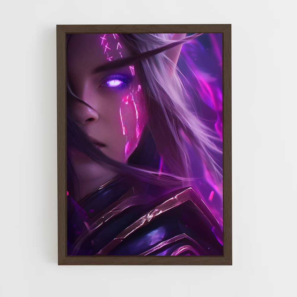 Poster L'Enchanteresse d'Azeroth – affiche World of Warcraft (vue 5)